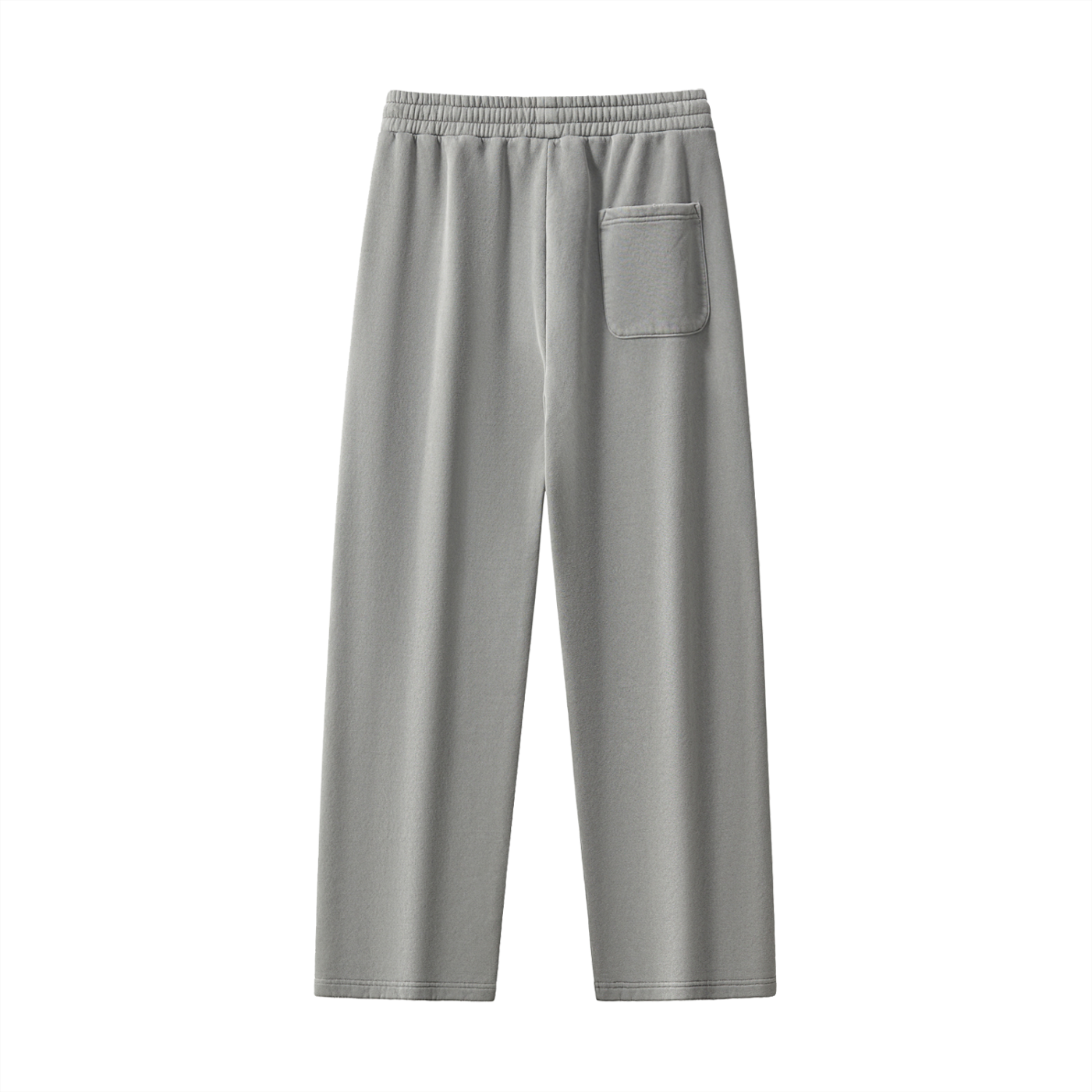 Adult White Fox Frayed Enzyme Washed Sweatpants
