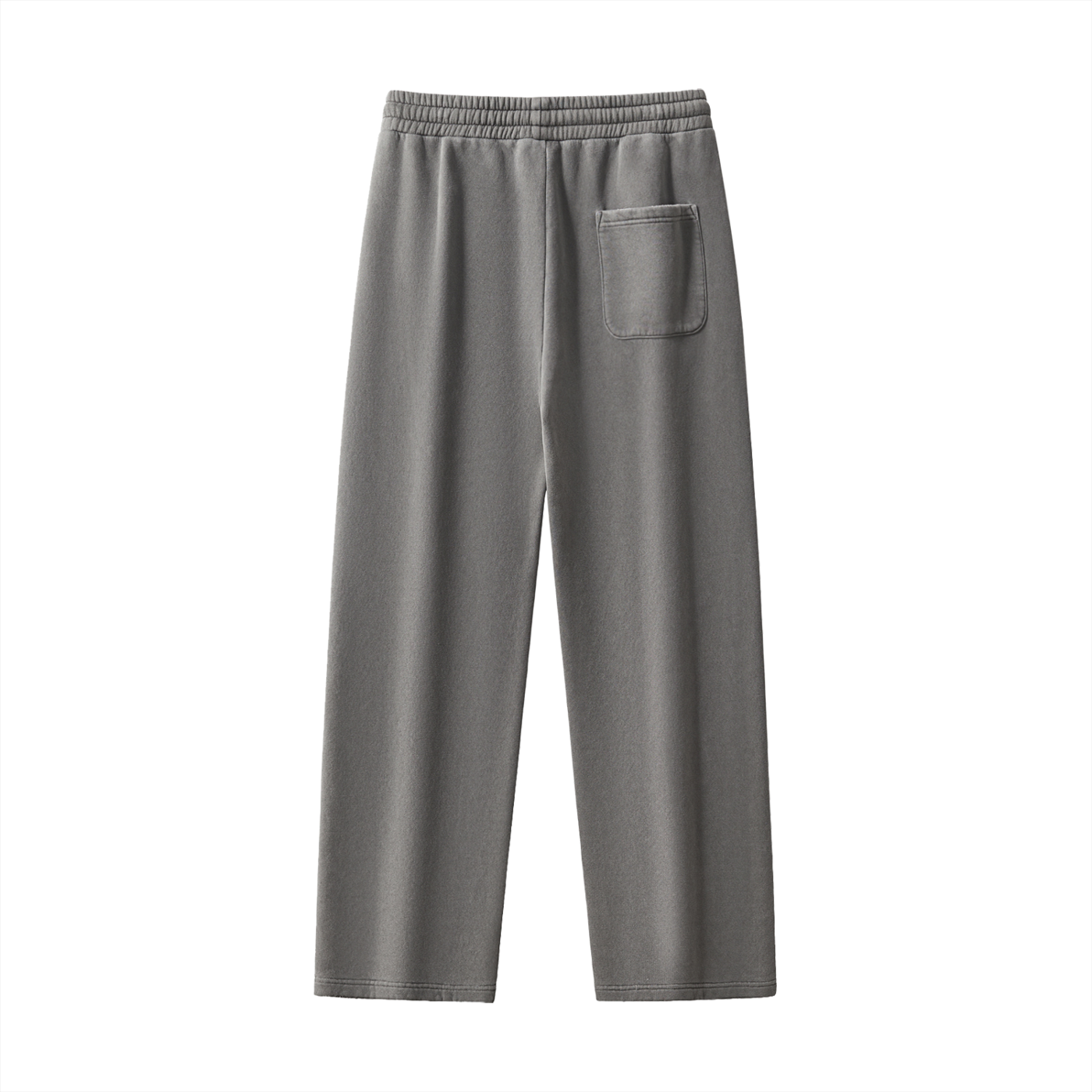 Adult White Fox Frayed Enzyme Washed Sweatpants